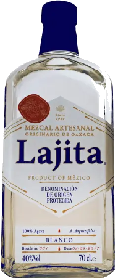 Een fles Lajita, uit het schap in de winkel in Bathmen