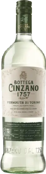 Een fles Cinzano, uit het schap in de winkel in Bathmen