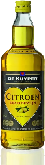 Een fles De Kuyper, uit het schap in de winkel in Bathmen