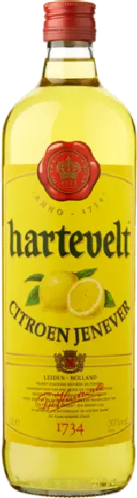 Een fles Hartevelt, uit het schap in de winkel in Bathmen