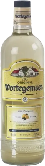 Een fles Wortegemsen, uit het schap in de winkel in Bathmen