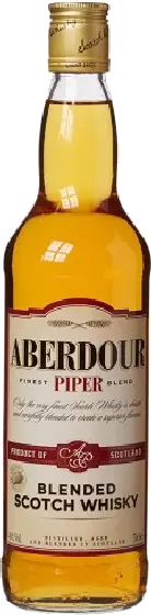 Een fles Aberdour Piper, uit het schap in de winkel in Bathmen