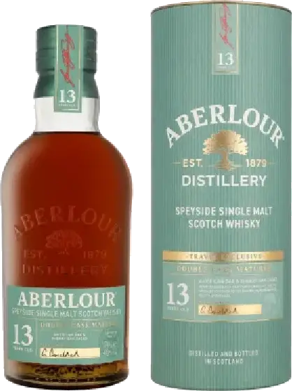 Een fles Aberlour, uit het schap in de winkel in Bathmen