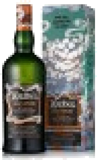 Een fles Ardbeg, uit het schap in de winkel in Bathmen