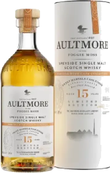 Een fles Aultmore, uit het schap in de winkel in Bathmen
