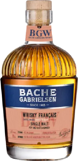 Een fles Bache Gabrielsen, uit het schap in de winkel in Bathmen