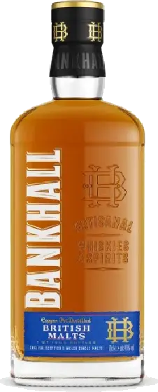Een fles Bankhall, uit het schap in de winkel in Bathmen