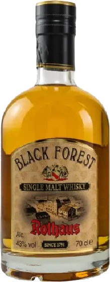 Een fles Black Forest, uit het schap in de winkel in Bathmen