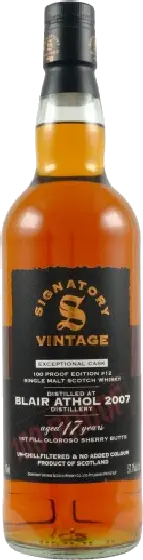 Een fles Blair Athol, uit het schap in de winkel in Bathmen