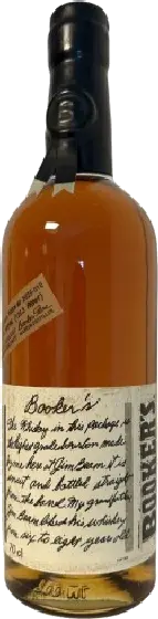 Een fles Booker’s, uit het schap in de winkel in Bathmen