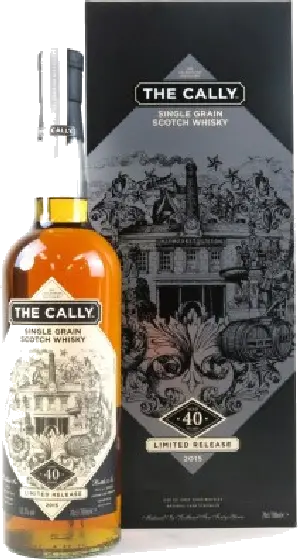Een fles Caledonian, uit het schap in de winkel in Bathmen