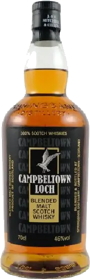 Een fles Campbeltown Loch, uit het schap in de winkel in Bathmen