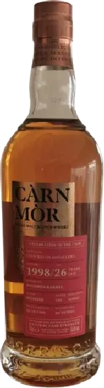 Een fles Carn Mor, uit het schap in de winkel in Bathmen