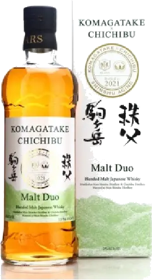 Een fles Chichibu, uit het schap in de winkel in Bathmen
