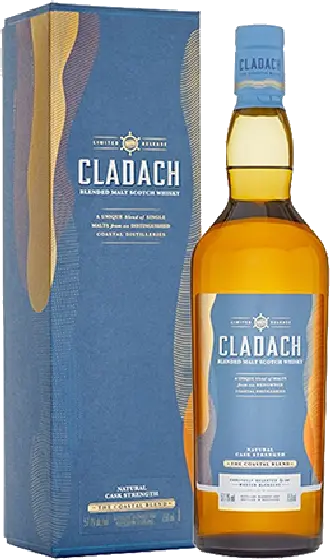 Een fles Cladach, uit het schap in de winkel in Bathmen