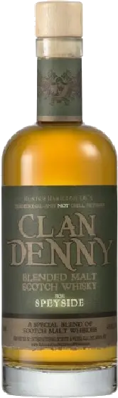 Een fles Clan Denny, uit het schap in de winkel in Bathmen