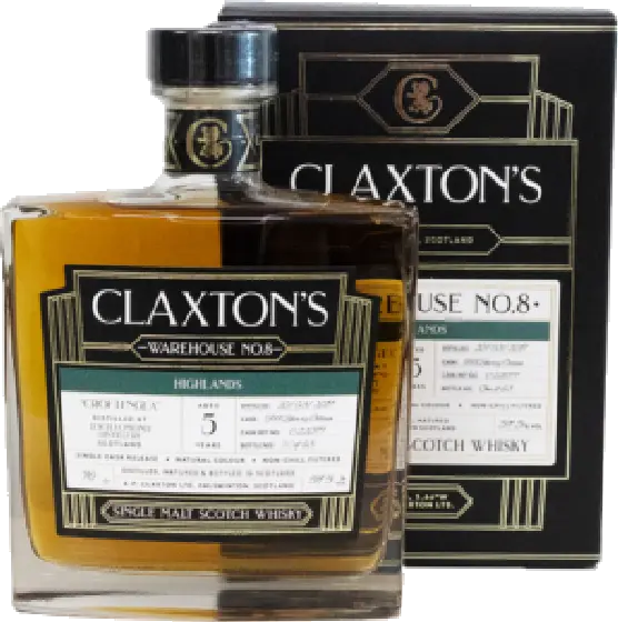 Een fles Claxton's, uit het schap in de winkel in Bathmen