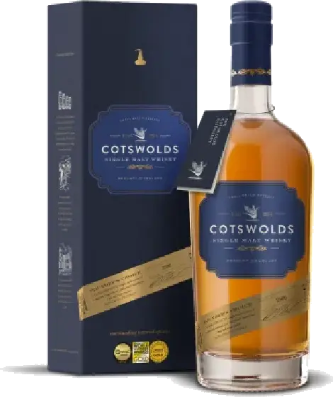 Een fles Cotswolds, uit het schap in de winkel in Bathmen