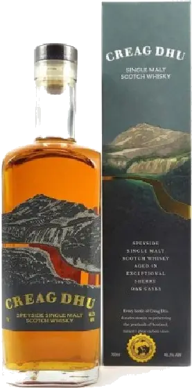 Een fles Creag Dhu, uit het schap in de winkel in Bathmen