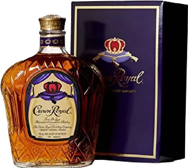 Een fles Crown Royal, uit het schap in de winkel in Bathmen
