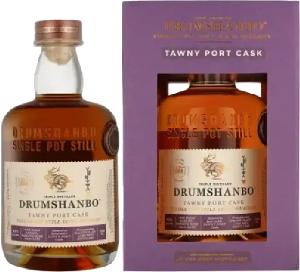 Een fles Drumshanbo, uit het schap in de winkel in Bathmen