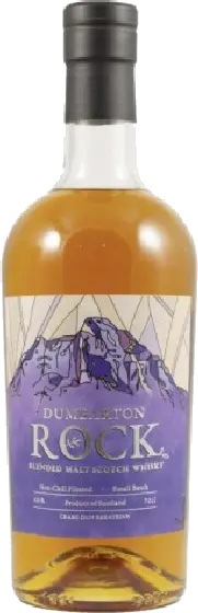 Een fles Dumbarton Rock, uit het schap in de winkel in Bathmen