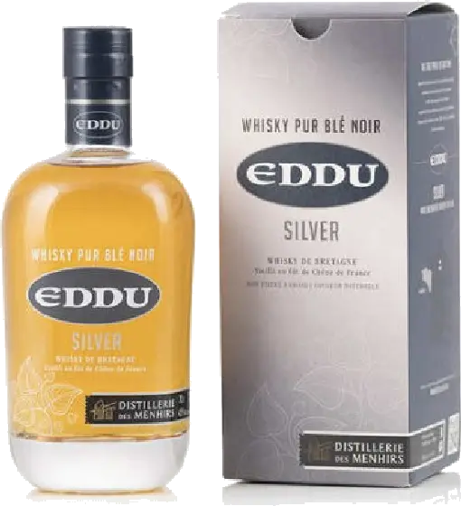 Een fles Eddu, uit het schap in de winkel in Bathmen