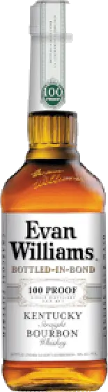 Een fles Evan Williams, uit het schap in de winkel in Bathmen