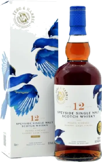 Een fles Ferg & Harris, uit het schap in de winkel in Bathmen