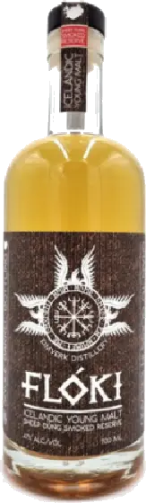Een fles Flóki, uit het schap in de winkel in Bathmen