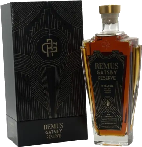 Een fles George Remus, uit het schap in de winkel in Bathmen