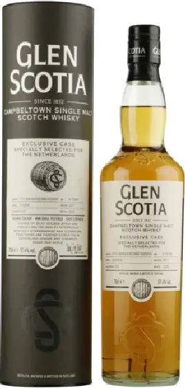 Een fles Glen Scotia, uit het schap in de winkel in Bathmen