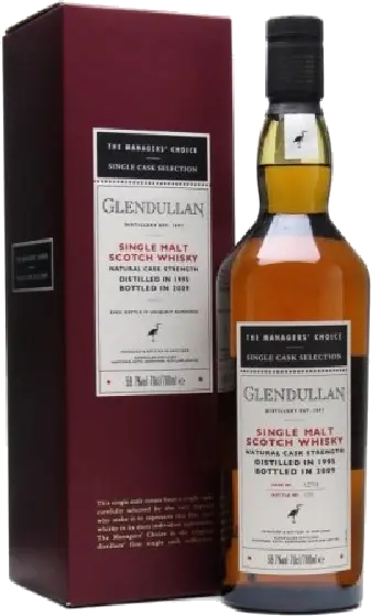 Een fles Glendullan, uit het schap in de winkel in Bathmen