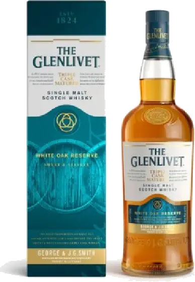 Een fles Glenlivet, uit het schap in de winkel in Bathmen