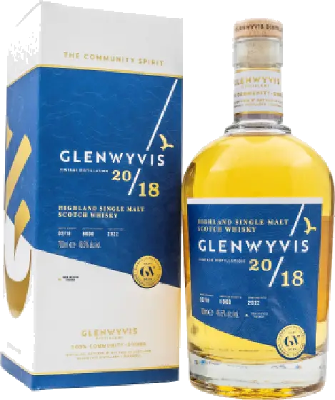 Een fles GlenWyvis, uit het schap in de winkel in Bathmen