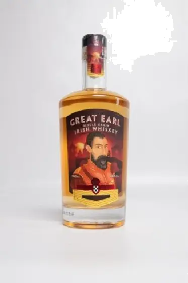 Een fles Great Earl, uit het schap in de winkel in Bathmen