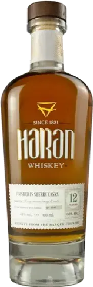 Een fles Haran, uit het schap in de winkel in Bathmen