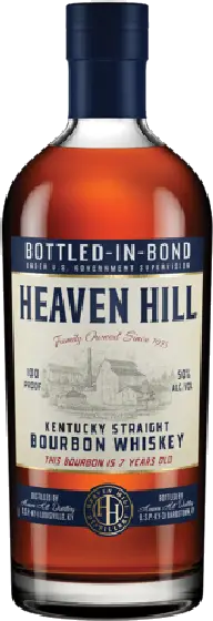 Een fles Heaven Hill, uit het schap in de winkel in Bathmen