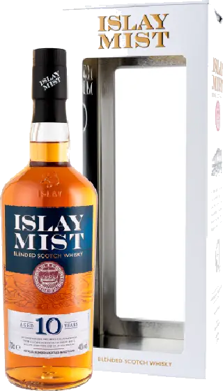 Een fles Islay Mist, uit het schap in de winkel in Bathmen
