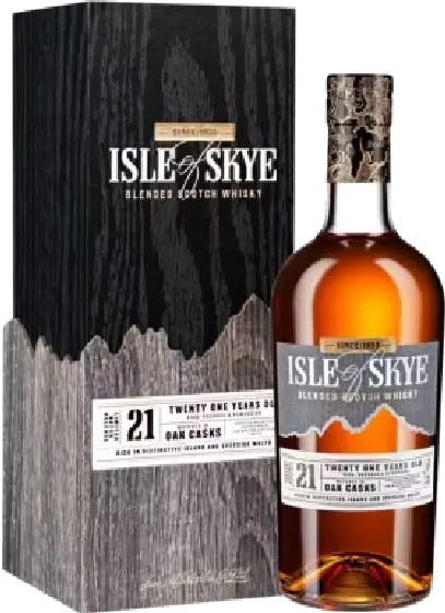 Een fles Isle of Skye, uit het schap in de winkel in Bathmen