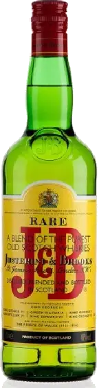Een fles J&B, uit het schap in de winkel in Bathmen