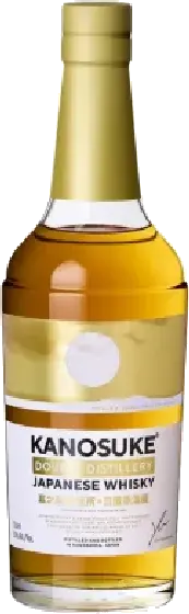 Een fles Kanosuke, uit het schap in de winkel in Bathmen