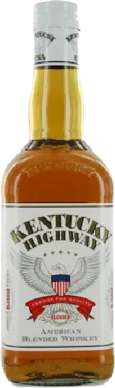 Een fles Kentucky Highway, uit het schap in de winkel in Bathmen
