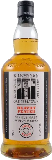 Een fles Kilkerran, uit het schap in de winkel in Bathmen