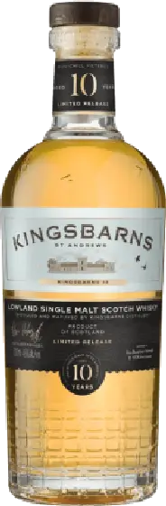 Een fles Kingsbarns, uit het schap in de winkel in Bathmen