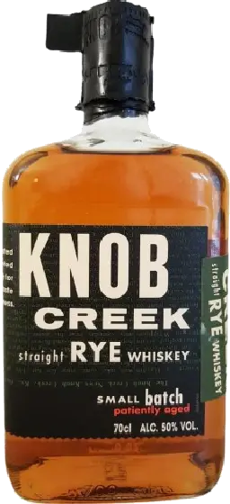 Een fles Knob Creek, uit het schap in de winkel in Bathmen