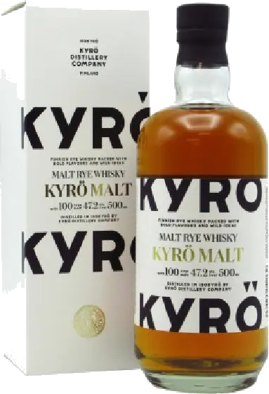 Een fles Kyro, uit het schap in de winkel in Bathmen