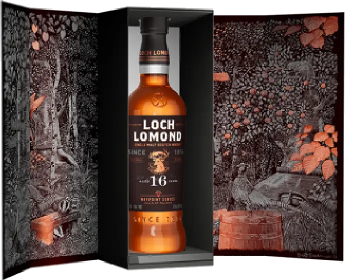 Een fles Loch Lomond, uit het schap in de winkel in Bathmen