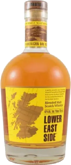 Een fles Lower East Side, uit het schap in de winkel in Bathmen