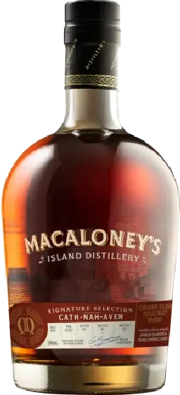 Een fles Macaloney’s, uit het schap in de winkel in Bathmen
